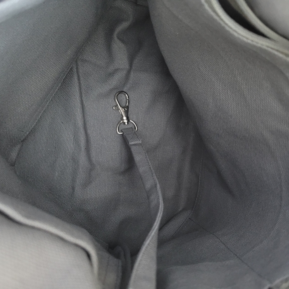 TippyThai | Cotton Twill Crossbody / Shoulder Bag NWOT natural color w/Bow - Picture 8 of 16